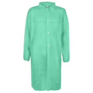 Disposable gowns with collar