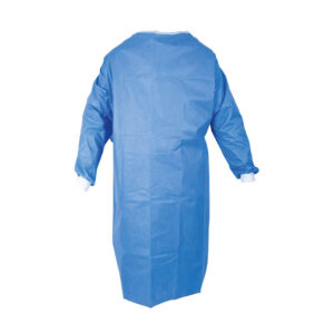 Infection protection gown blue